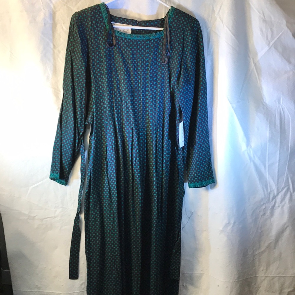 True vintage boho maxi dress Sz 8 New!